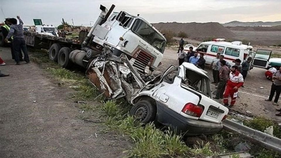 افزایش جان باختگان تصادفات نوروزی به ۱۲۵ نفر