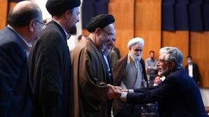 بیانیه دفتر حدادعادل درمورد عکس او با خاتمی: تفسیر سیاسی نکنید