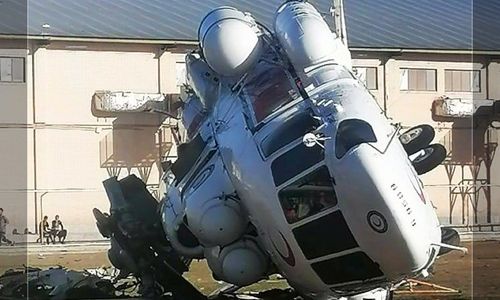 فیلمی جدید از سقوط بالگرد وزیر ورزش 
